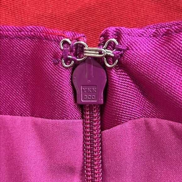 Anthropologie Hutch Bow Tie Mini Dress 6 Pink Red Cocktail Party Prom Boho - Picture 10 of 13